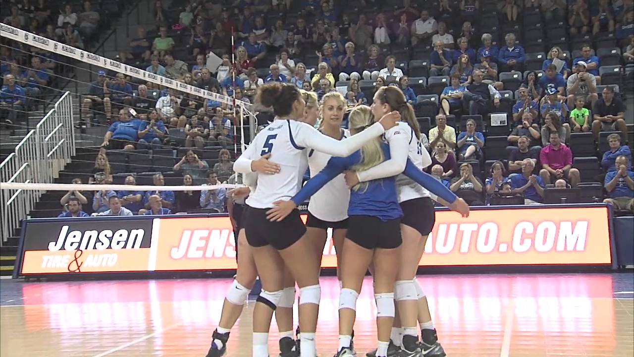 Creighton Volleyball vs. Kansas Highlights 9/8/16 YouTube