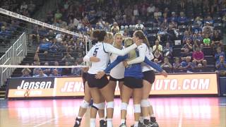 Creighton Volleyball vs. Kansas Highlights 9/8/16