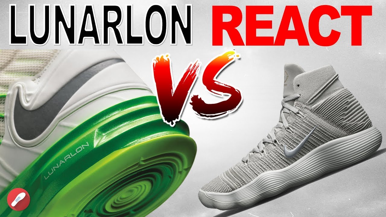 Nike Lunarlon vs React Cushion! What's Better? -