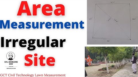 How to calculate Irregular land Area | Irregular plot area in square feet