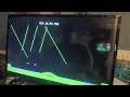 Atari 2600 Missile Command on a rainy day