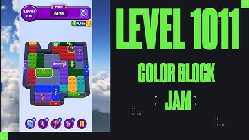 Color Block Jam Level 1011 - Smart Strategy to Win! 🧠✨