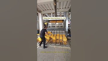 10000pcs/h Automatic Egg Tray Production Line with Multilayer Metal Dryer #shorts