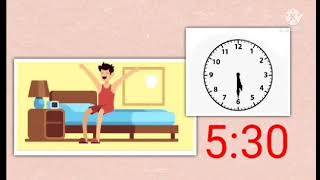 Parts of the Day/ ESL Practice