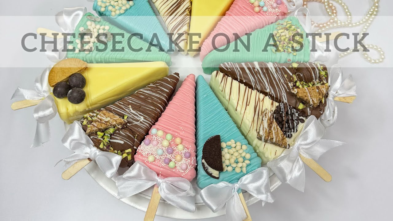 Cheesecakes Are Better Served On A Stick |Create your own Cheesecake!