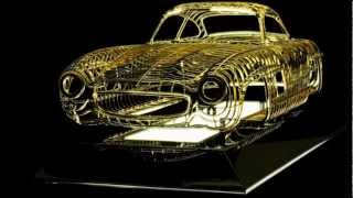 Dante Sculptures: Aston Martin DB5, Ferrari 250 GTO & Mercedes-Benz 300SL