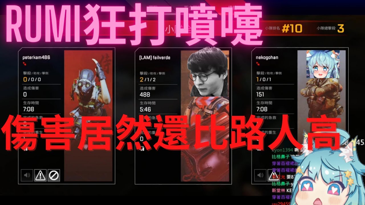 【懶貓子/Rumi】Rumi狂打噴嚏傷害還能比路人高? (懶貓視角)【懶貓子】【建議戴耳機】【實況精華】【懶貓】