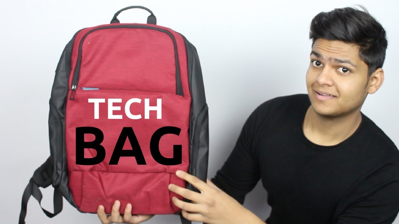 Ultimate Tech Bag - Charge your Phone From Your Bag! - YouTube