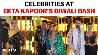 Diwali 2025 Film & Television Industry Stars Attend Ekta Kapoors Diwali Bash In Mumbai