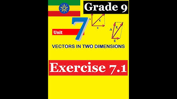 Mathematics Grade 9 Unit 7 Exercise 7.1 @mathT_21​