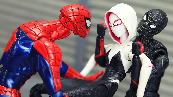 Figure Stop Motion Kidnap Spider-man vs Final Boss Gwen Stacy in Spider-verse