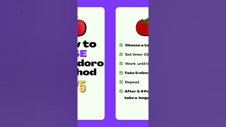 Intro to the Pomodoro Technique 🍅 ✅ #shorts