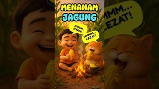 🌽 Lagu Anak “Menanam Jagung” | Animasi 3D Lucu \u0026 Edukatif 🎶