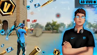 🔥 FREE FIRE AO VIVO - BRUNERA77🔥 - XTREINO E RANK 🔥