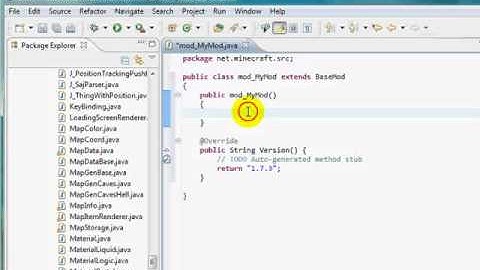 Minecraft Make Your Own Mod! Part 3.1 - ModLoader (Make your own block)