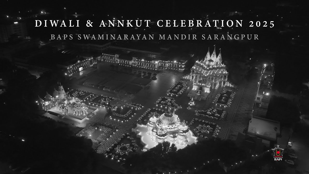 Sarangpur: Diwali & Annakut Celebrations 2025 at BAPS Shri Swaminarayan Mandir