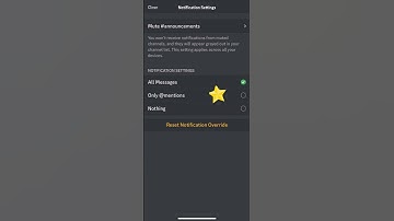 Discord Notification Settings