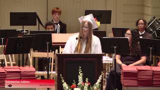 2023 JHS Commencement: Mercedes Johnson, Salutatorian