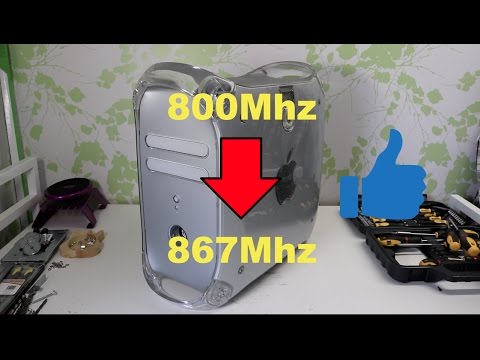 Power Mac G4 Quicksilver 800Mhz // Overclocking // 2017