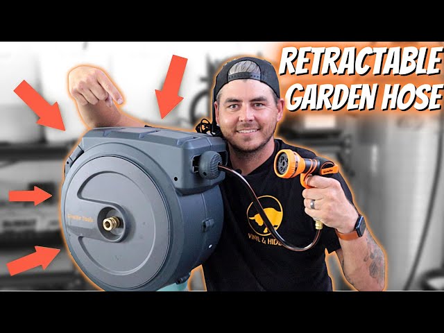 Retractable Garden Hose Reel!, How to store your garden hose