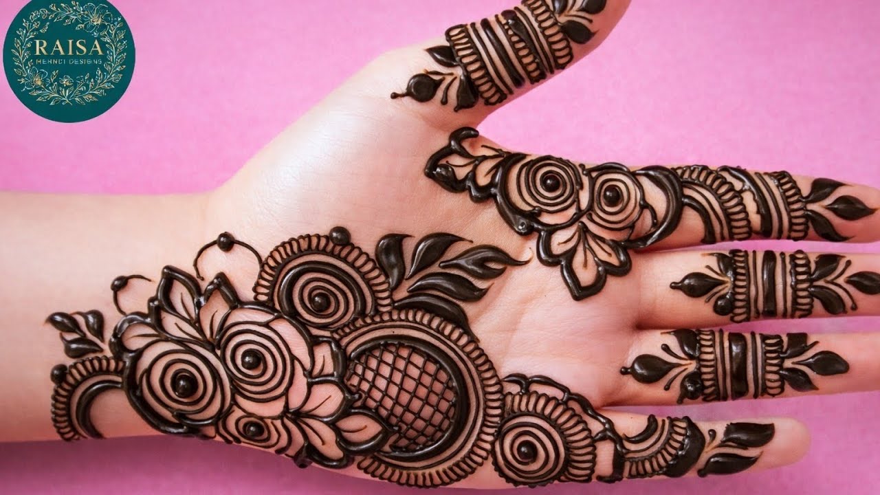 Rose🌹Flower Mehndi Design | Latest Mehndi Design | Leaf 🌿 Mehndi Design Simple