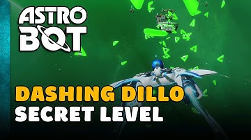 Astro Bot - How to Reach the Secret Level Dashing Dillo