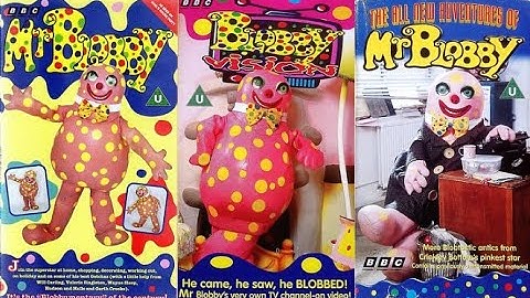 Mr Blobby (BBCV 5157), BlobbyVision (BBCV 5397), The All New Adventures of Mr Blobby (BBCV 5786)