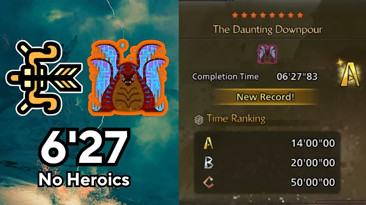 Arch-Tempered Uth Duna - Bow Solo 6'27 - Free Challenge Quest A-Rank (No Heroics) | MHWilds