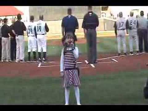 Breanna Romer - National Anthem w/fighter jets