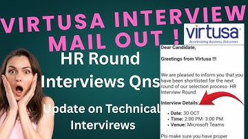 Virtusa Technical interview Results out🔥|virtusa hr round mails online|virtusa interview experience