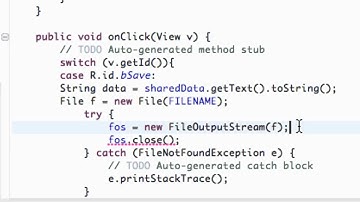 Android Development - 99 - Writing Data to File Output Stream.mp4
