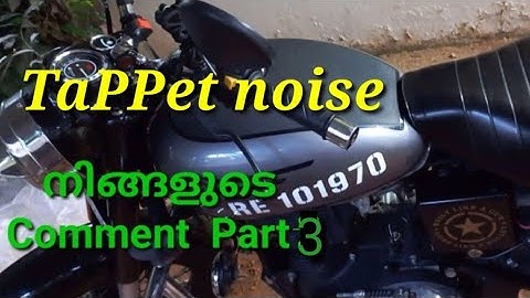 Hydraulic Tappet Noise Royal Enfield ||AK Rider 70|| Malayalam