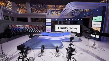 Dexsoft Games: Flash News TV Studio (Unreal Engine)