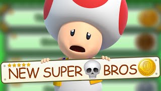 New Super Mario Bros U Challenges are Painful Deluxe