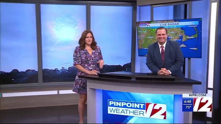 WPRI 12 Weather Forecast for 7/9/25:  Isolated T'storms Today