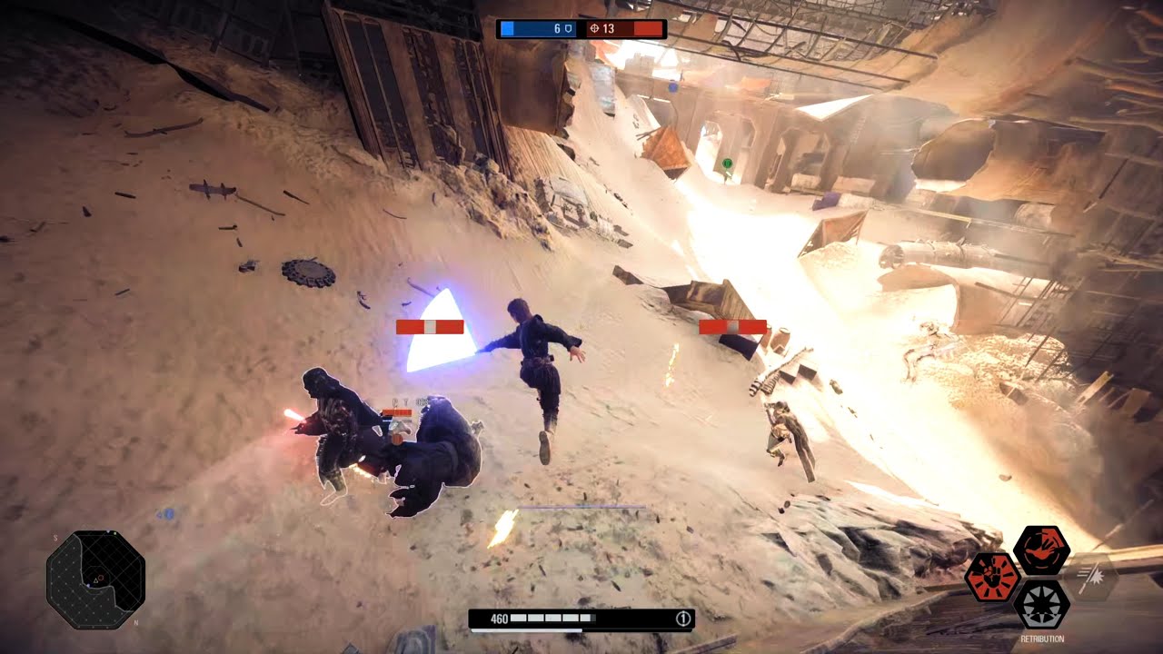This Match was FIRE | Star Wars Battlefront II | Heroes vs Villains | 4K Gameplay