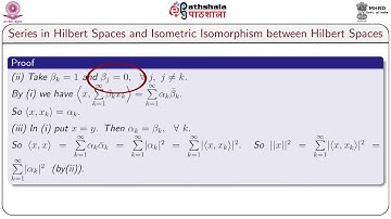 Series in hilbert spaces and isometric isomorphism between hilbert spaces.(MATH)