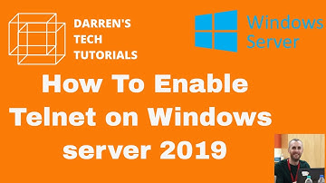 How To Enable Telnet on Windows server 2019