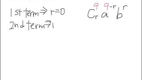 S4 M1 Binomial Thm 01- Finding a term