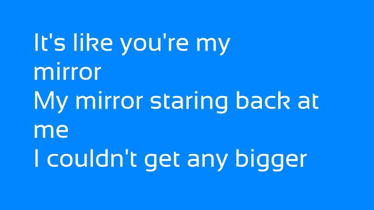 Justin Timberlake - Mirrors (HQ) lyrics