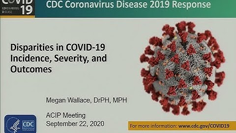September 2020 ACIP Meeting - Disparities & Overview