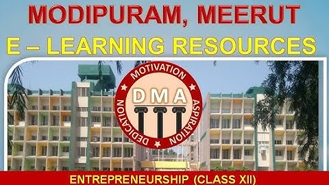 Business Environment (Part I)|Entrepreneurship XII|Ms.  Rekha Sharma|DMA Meerut E Learning Resources