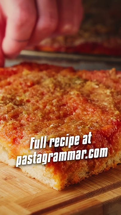 Pan Fried Sicilian Pizza Recipe - Homemade the Easy Way