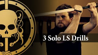 3 Solo Pell Longsword Drills