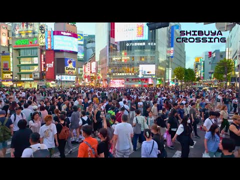 𝟜𝕂 𝕋𝕠𝕜𝕪𝕠 Too Many People!! Super Busy Shibuya Crossing & Hachiko Square in Shibuya, 𝕋𝕠𝕜𝕪𝕠 Japan 2024