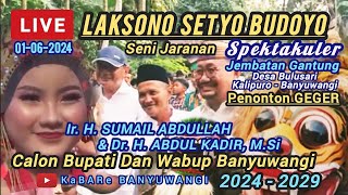 LIVE Peresmian Jembatan Gantung Bulusari Kalipuro Hiburan Seni Jaranan Laksono Setyo Budoyo Hari ini