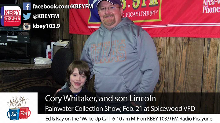 Cory Whitaker, Rainwater Collection Show Feb. 21 |...