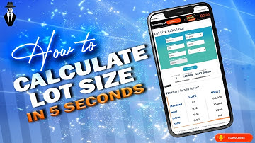 Easy Method for Lot Size Calculation | Forex & Indices | Fast & Accurate Method for Risk Management