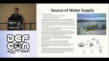 DEFCON 18: Cyberterrorism and the Security of the National Drinking Water Infrastructure