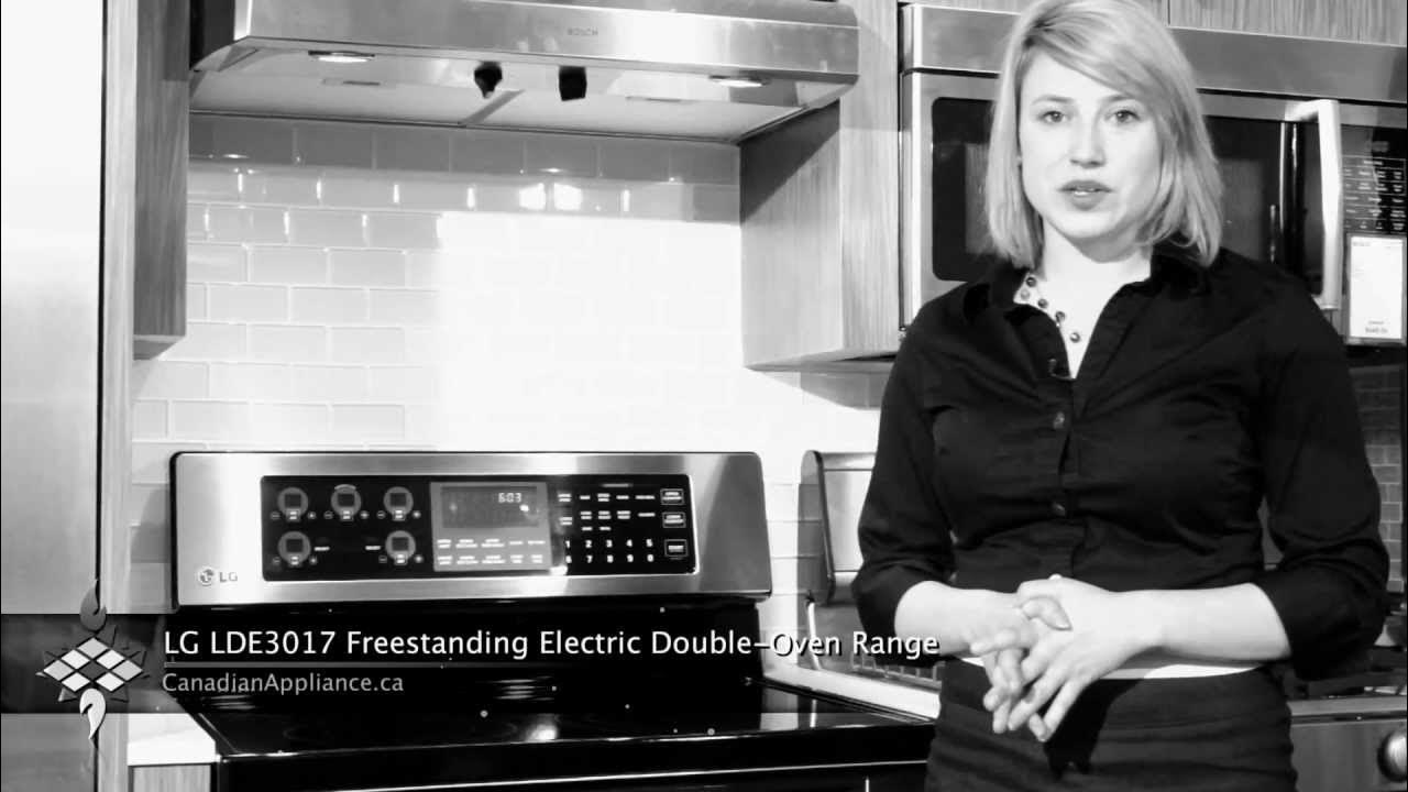 LG LDE3017ST Freestanding Electric DoubleOven Range YouTube
